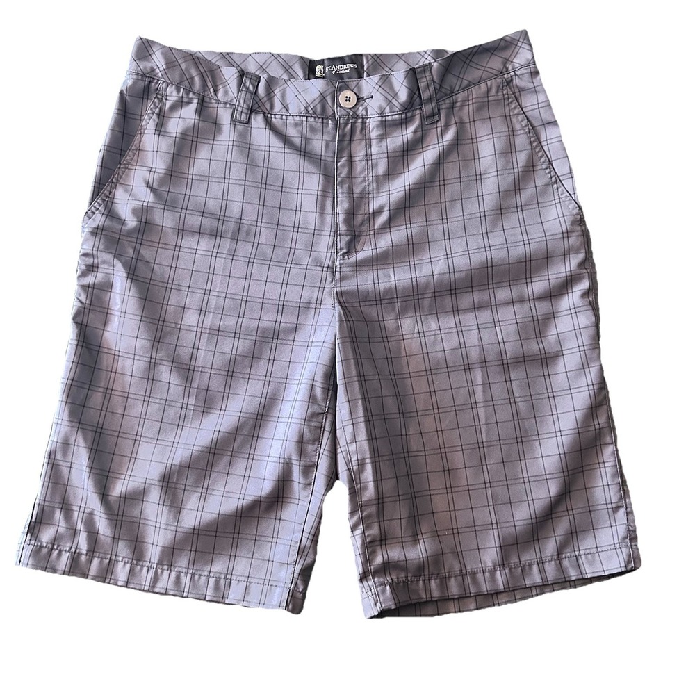St Andrews of Scotland Men's Golf Casual Gray Men's Shorts Size 34